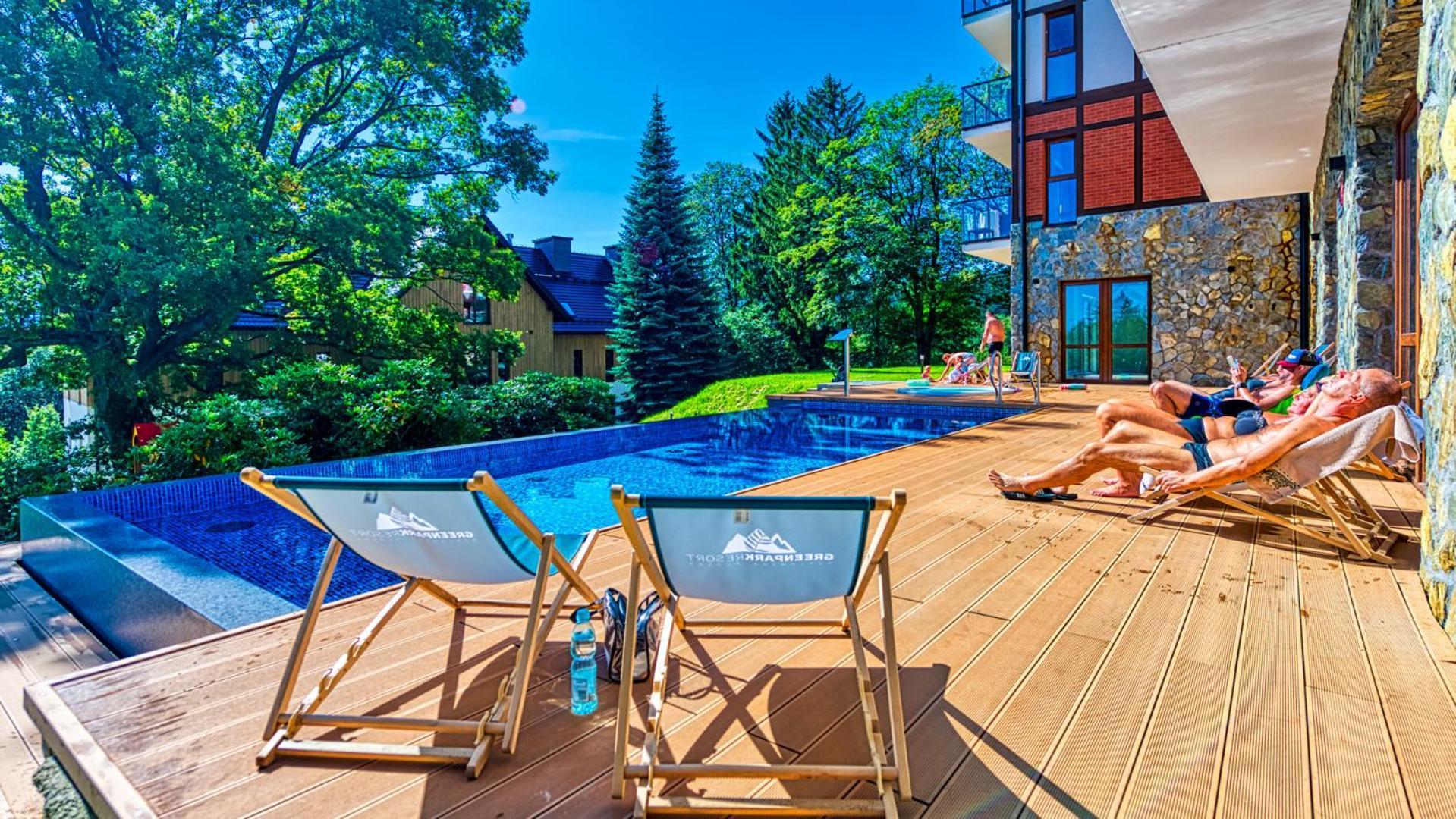 Apartament A1 Green Resort Z Basenem I Spa - 5D Apartamenty 스클라르스카포렘바 외부 사진